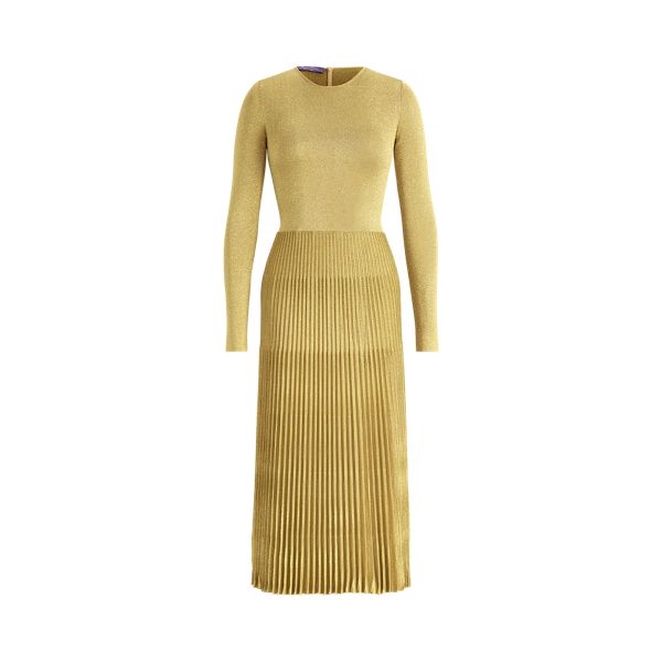 Robe pliss&eacute;e &agrave; col rond