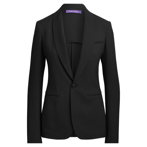 Black Jannie Shawl-Collar Jacket Ralph Lauren Collection 2