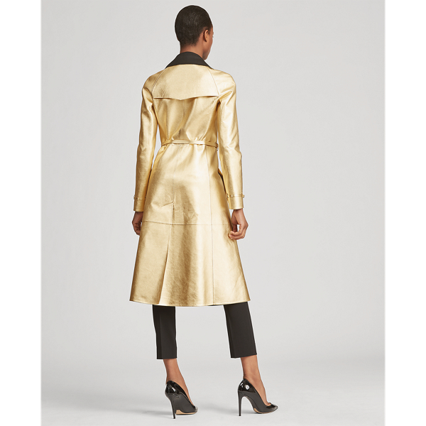 Lammledermantel Jackson Ralph Lauren Collection in Gold 6