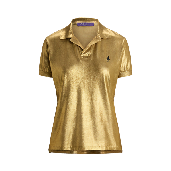 Camisola Polo em malha de seda