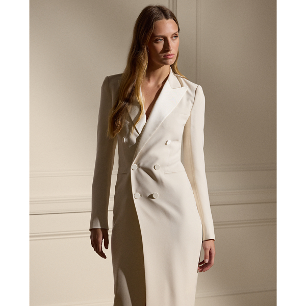 Kristian Silk Tuxedo Dress | Ralph Lauren