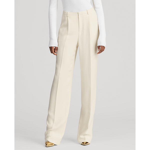 Cream Winnifred Silk Trouser Ralph Lauren Collection 3