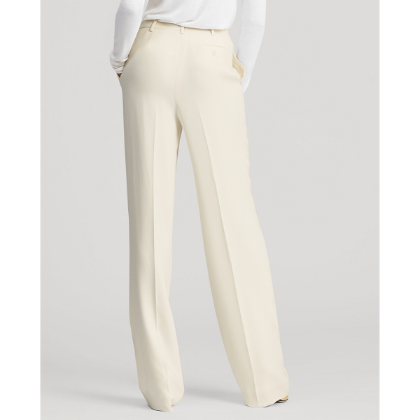 Cream Winnifred Silk Trouser Ralph Lauren Collection 4