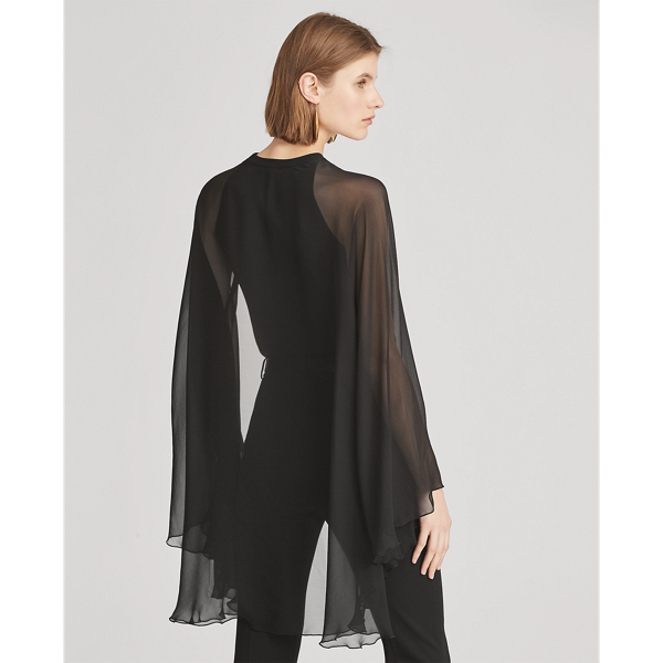 Black Cape Crewneck Jumper Ralph Lauren Collection 6