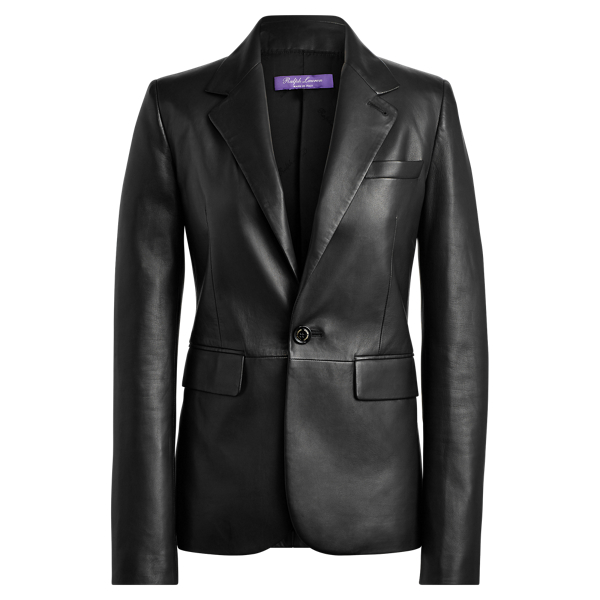 Raquel Lambskin Jacket Ralph Lauren Collection 1