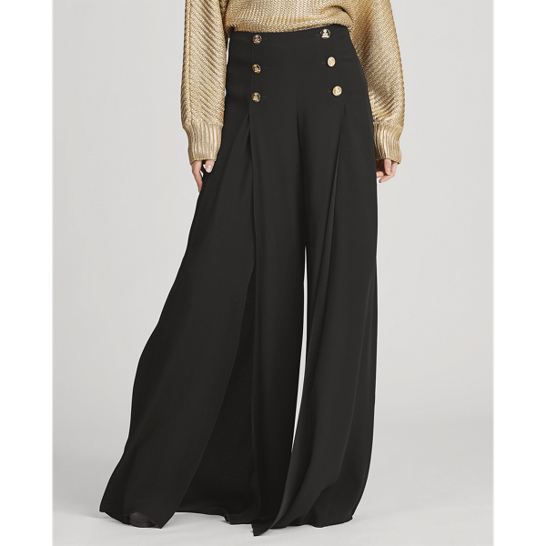 Black Montaine Wide-Leg Trouser Ralph Lauren Collection 3