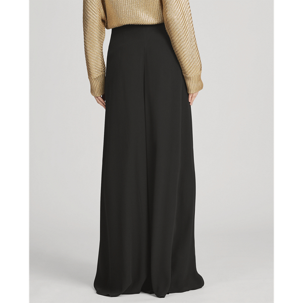 Black Montaine Wide-Leg Trouser Ralph Lauren Collection 4