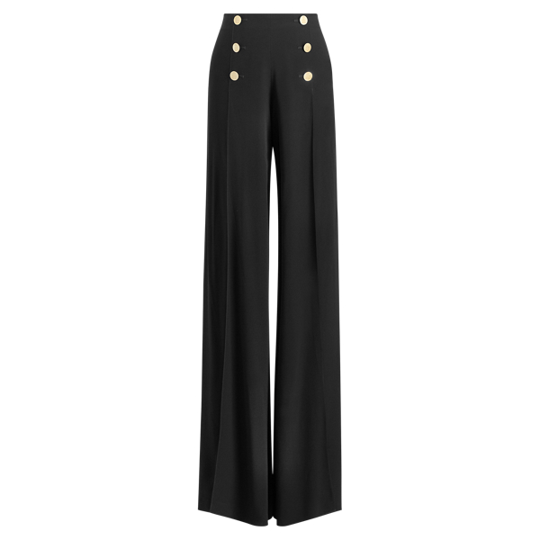 Black Montaine Wide-Leg Trouser Ralph Lauren Collection 2