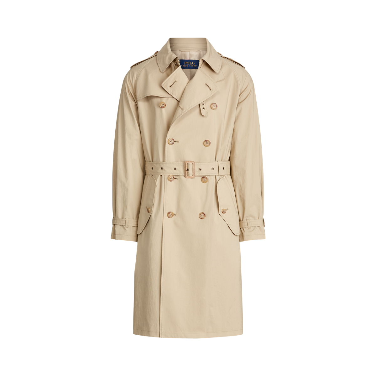 Stretch Cotton Trench Coat Ralph Lauren