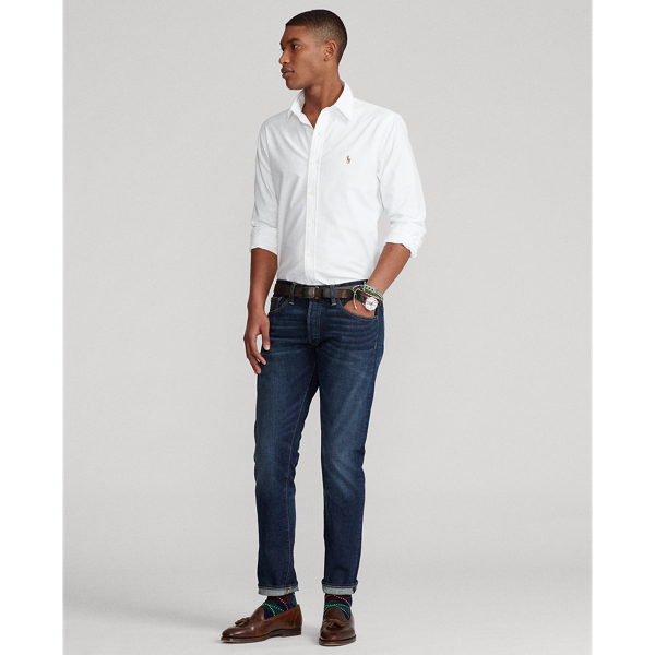Custom-Fit Oxfordhemd Polo Ralph Lauren in Wei&szlig; 4