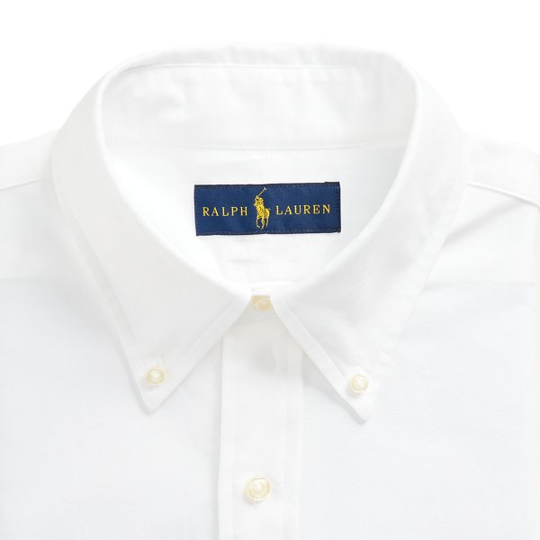 Custom-Fit Oxfordhemd Polo Ralph Lauren in Wei&szlig; 8