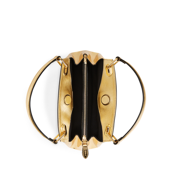 Gold Mini Eyelet Bag in Specchio Ralph Lauren Collection 4