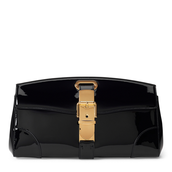 Patent Calfskin Belt Clutch Ralph Lauren Collection 1