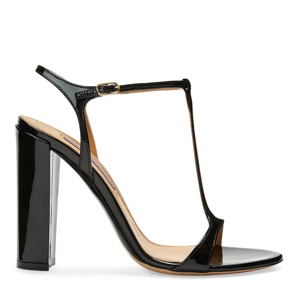 Natiera Patent Leather Sandal Ralph Lauren Collection 1
