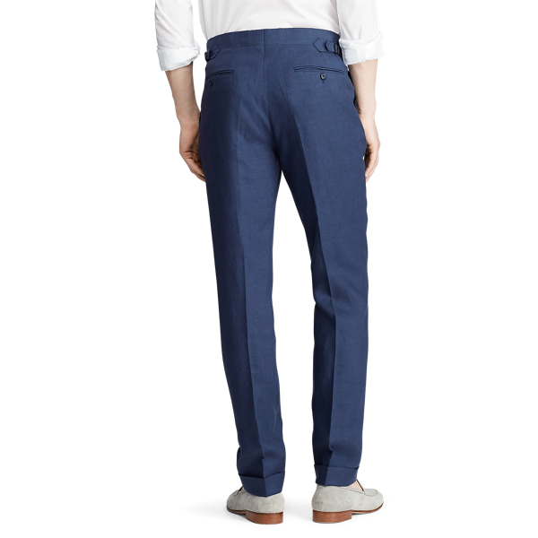 Navy RLX Gregory Linen Trouser Purple Label 4