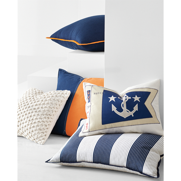 Lauren Home Casey Color-Block Throw Pillow 4