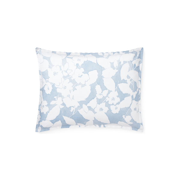 Chambray And Cream Willa Floral Comforter Set Lauren Home 3