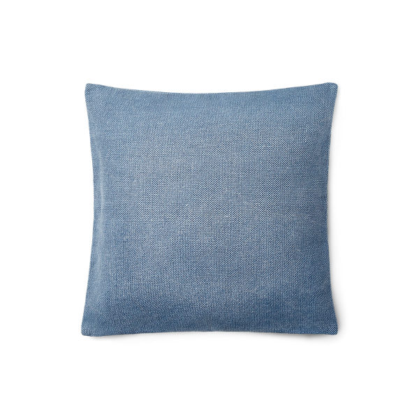 Blue Willa Woven Throw Pillow Lauren Home 1