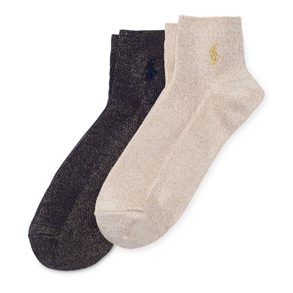 Metallic Anklet Sock 2-Pack Polo Ralph Lauren 1