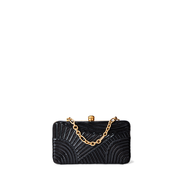 Bolso joya de noche de raso de seda Ralph Lauren Collection en 1