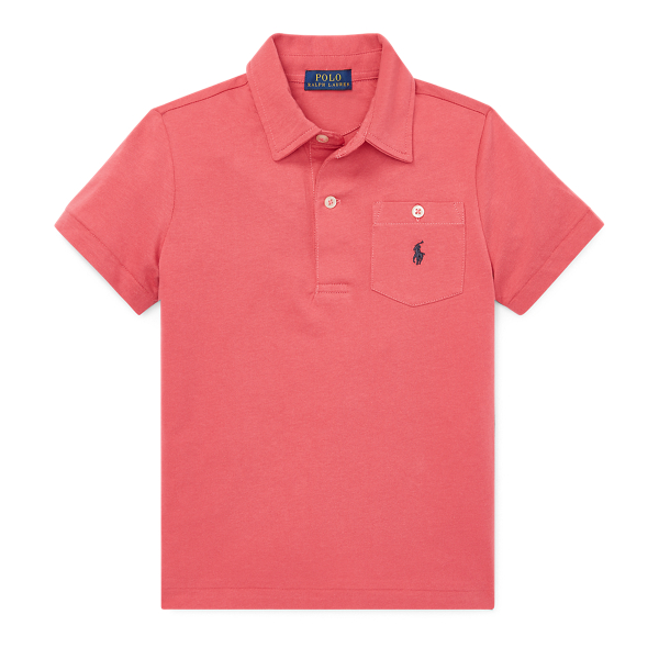 Nantucket Red Cotton Jersey Polo Shirt Boys 2-7 1