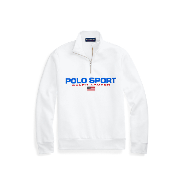 White Polo Sport Fleece Sweatshirt Polo Ralph Lauren 2