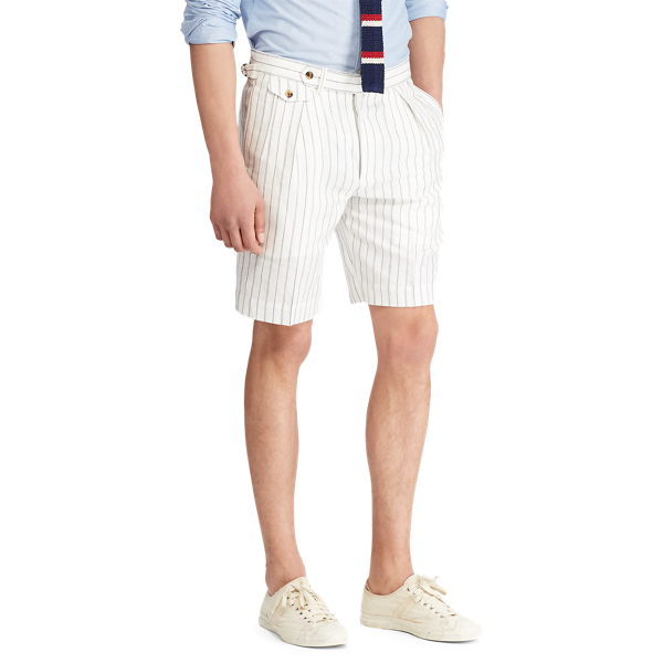 Chariot Multi Nevis-navy Classic Fit Pleated Short Polo Ralph Lauren 4