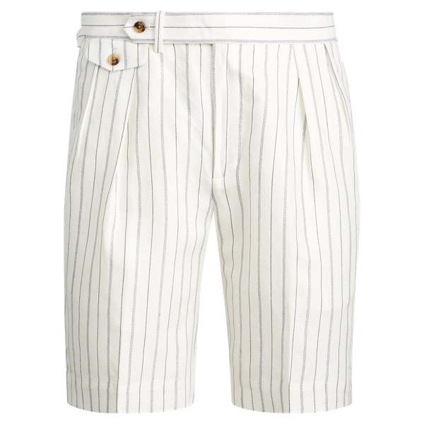 Short &agrave; pinces coupe classique Polo Ralph Lauren en 1
