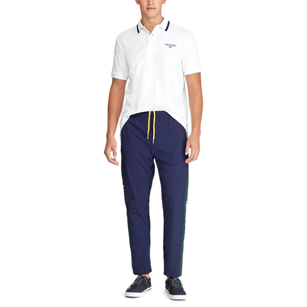 White Classic Fit Mesh Polo Shirt Polo Ralph Lauren 4