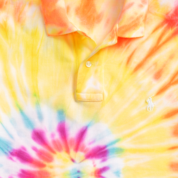 Montauk Tie Dye Custom Slim Fit Tie-Dye Polo Polo Ralph Lauren 6