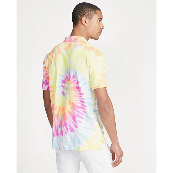 Montauk Tie Dye Custom Slim Fit Tie-Dye Polo Polo Ralph Lauren 4