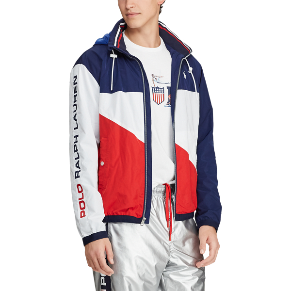 Pure Wht/RL2000 Red/ Nwpr Water-Repellent Jacket Polo Ralph Lauren 5