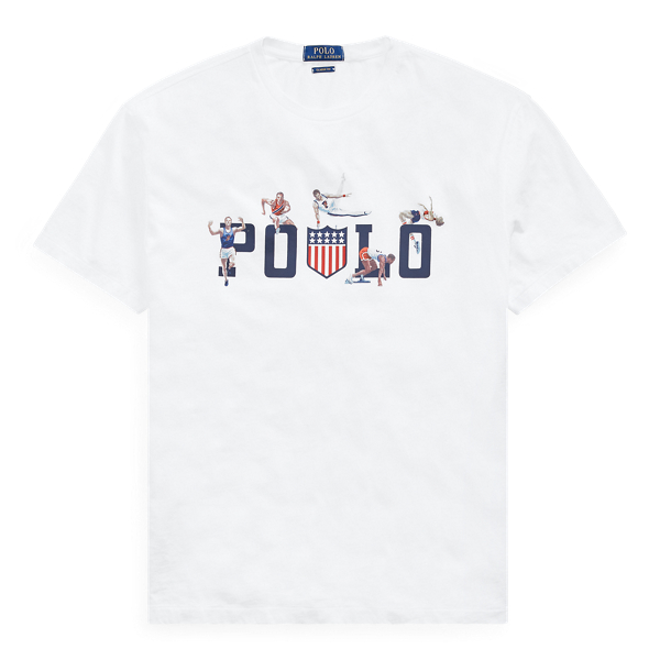 Custom Slim Fit Graphic Tee Polo Ralph Lauren 1