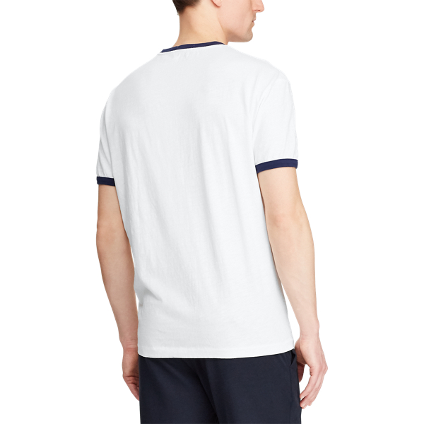 Classic Oxford White Classic Fit Cotton Graphic Tee Polo Ralph Lauren 6