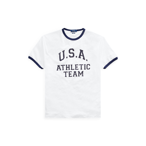 Classic Oxford White Classic Fit Cotton Graphic Tee Polo Ralph Lauren 2
