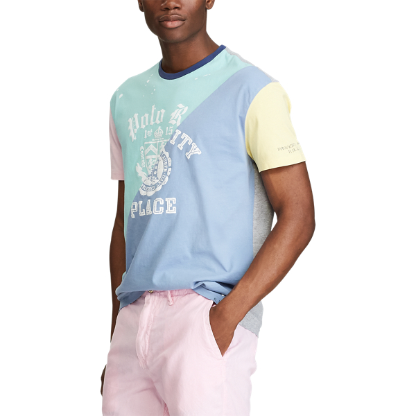 Patchwork Pf19 Classic Fit Cotton Graphic Tee Polo Ralph Lauren 6