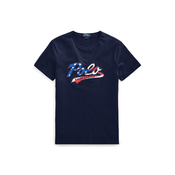 T-shirt &agrave; motif Custom Slim Fit Polo Ralph Lauren en 1