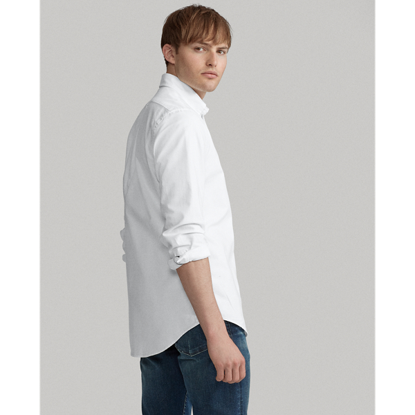 White Custom Fit Oxford Shirt Polo Ralph Lauren 5