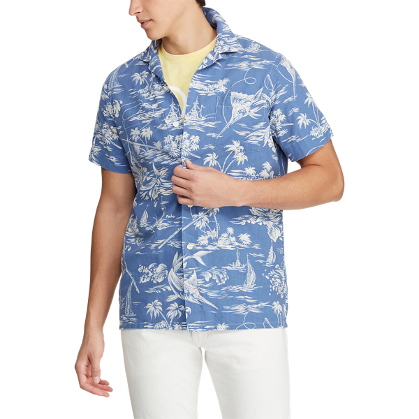 Marlin Classic Fit Marlin Camp Shirt Polo Ralph Lauren 4