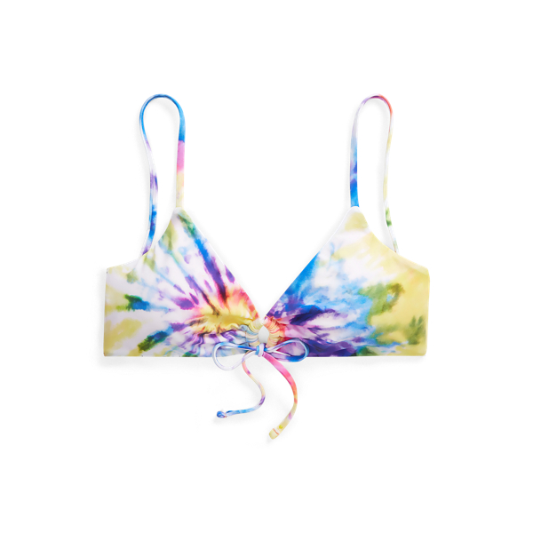 Tie-Dye O-Ring Bikini Top Polo Ralph Lauren 1