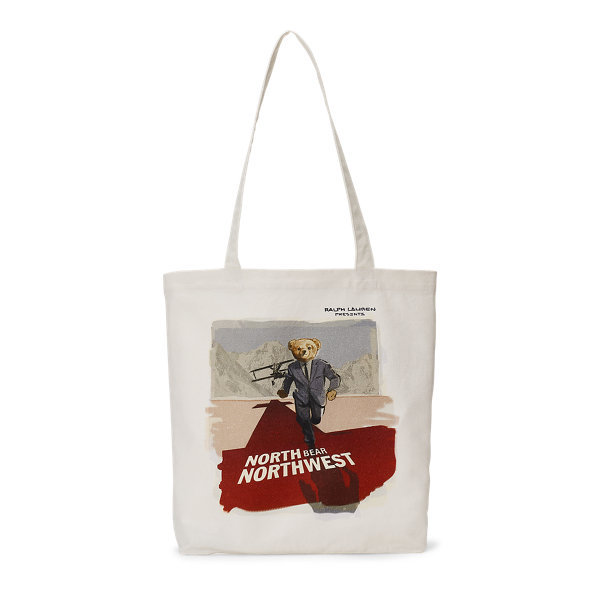 Polo Bear Film Canvas Tote Bag Polo Ralph Lauren 1