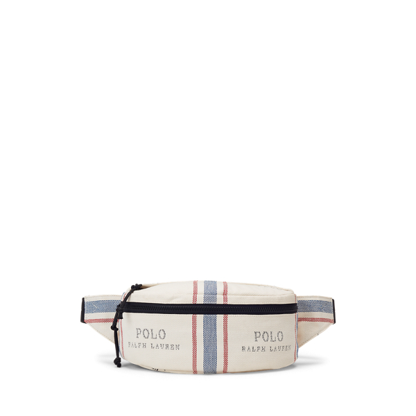 Ecru Multi Polo Bauchtasche mit Streifen Polo Ralph Lauren 1