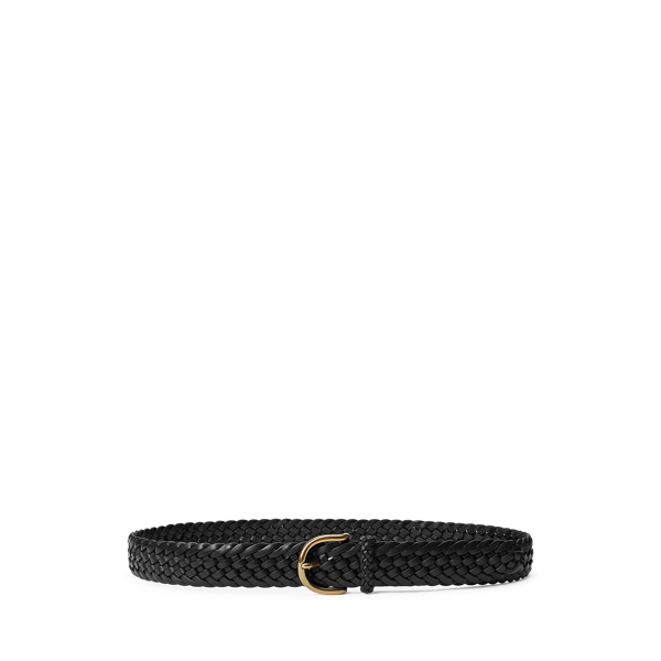 Braided Vachetta Leather Belt Polo Ralph Lauren 1