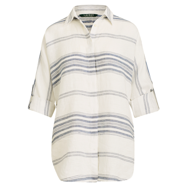 Linen Dolman-Sleeve Shirt Lauren 1