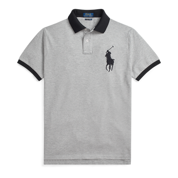 Custom Slim Fit Mesh Polo Polo Ralph Lauren em 1