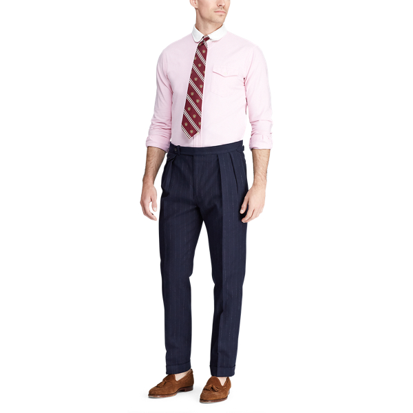 Navy And White Pinstripe Suit Trouser Polo Ralph Lauren 2