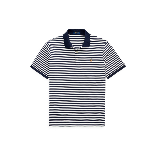 Refined Navy/White Slim Fit Interlock Polo Shirt Polo Ralph Lauren 2