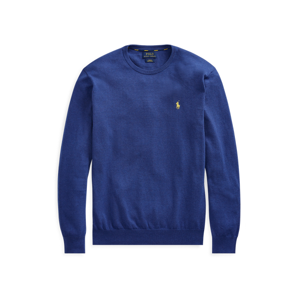 Yacht Blue Heather Slim Fit Cotton Jumper Polo Ralph Lauren 2