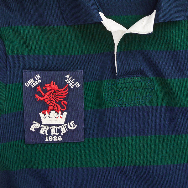 Green/Navy Custom Slim Fit Mesh Polo Polo Ralph Lauren 3