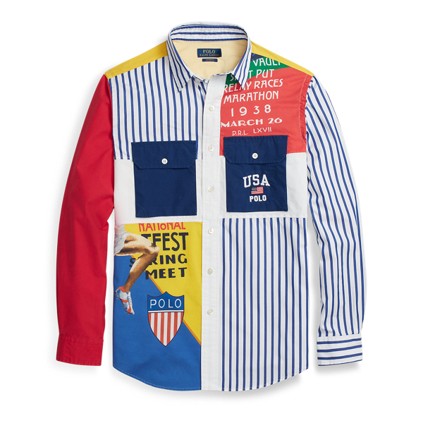 Custom Fit Graphic Workshirt Polo Ralph Lauren in 1